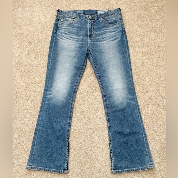 Adriano Goldschmied The Jodi High Rise Slim Flare Leg Crop Jeans Size 28 - Picture 3 of 11